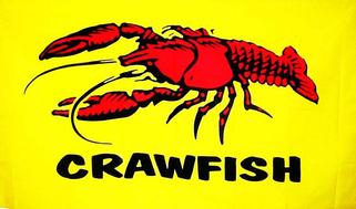 3 ft. x 5 ft. Crawfish Flags (Horizontal)