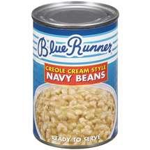 Blue Runner Navy Beans Creole Cream Style 16 oz.