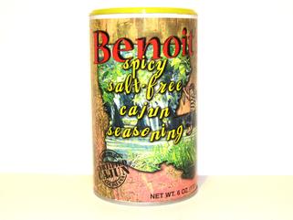 Benoit's Best Salt Free Cajun Seasoning 6 oz.