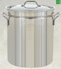 Bayou Classic 44 Qt. Stainless Steel Stock Pot No Basket w/Lid #1044