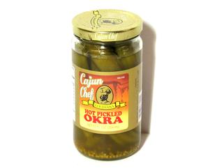 Cajun Chef Hot Pickled Okra 12 oz.