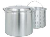 Bayou Classic 42 Qt. Aluminum Boiling / Fryer / Steamer Pot #4042